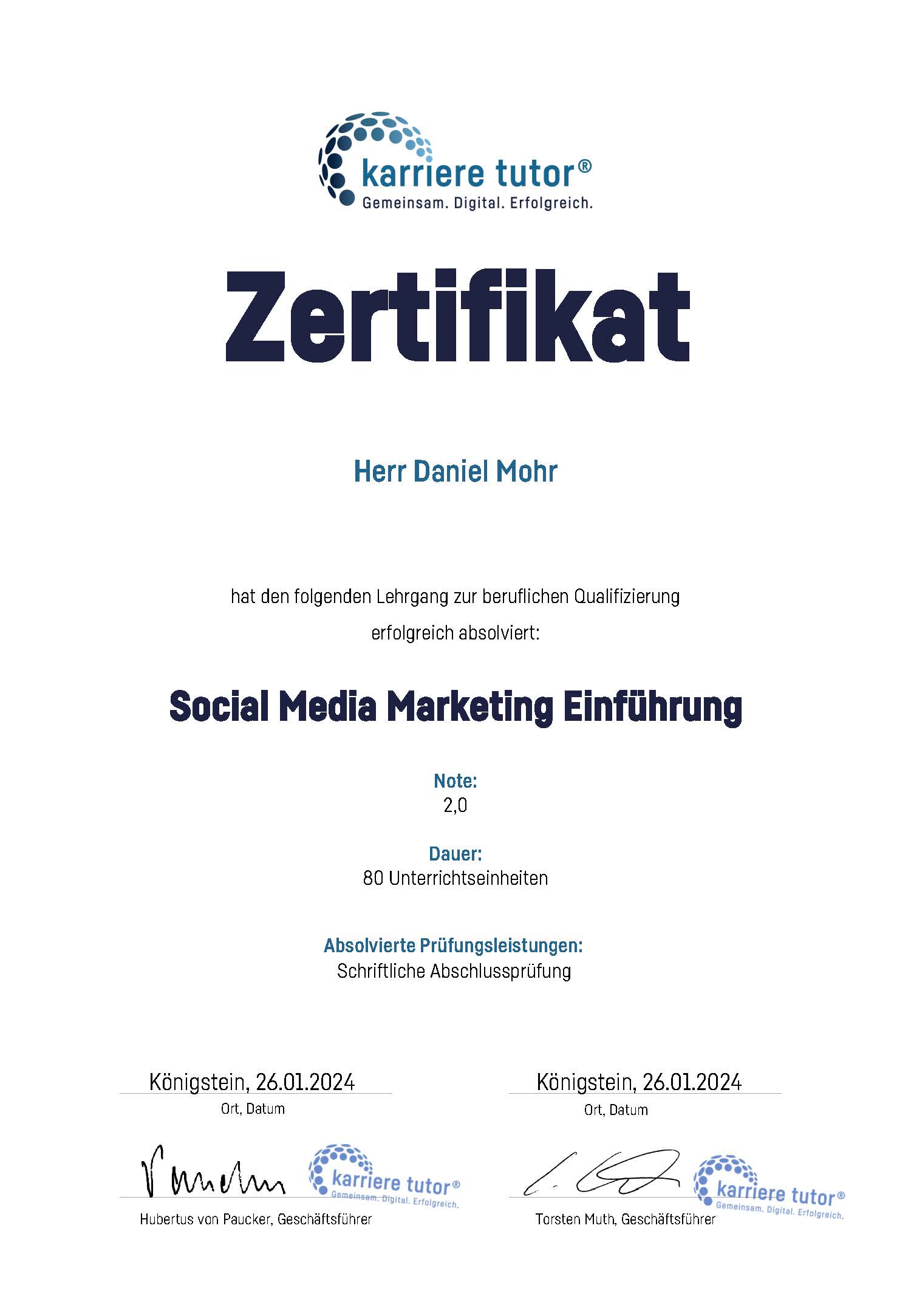 Social Media Marketing Einführung